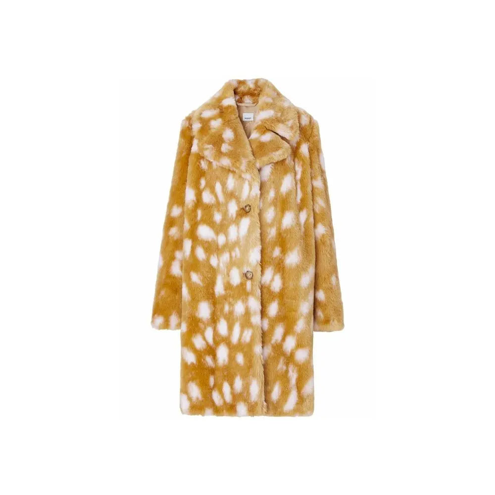 Burberry Beige Lambskin Coat Burberry