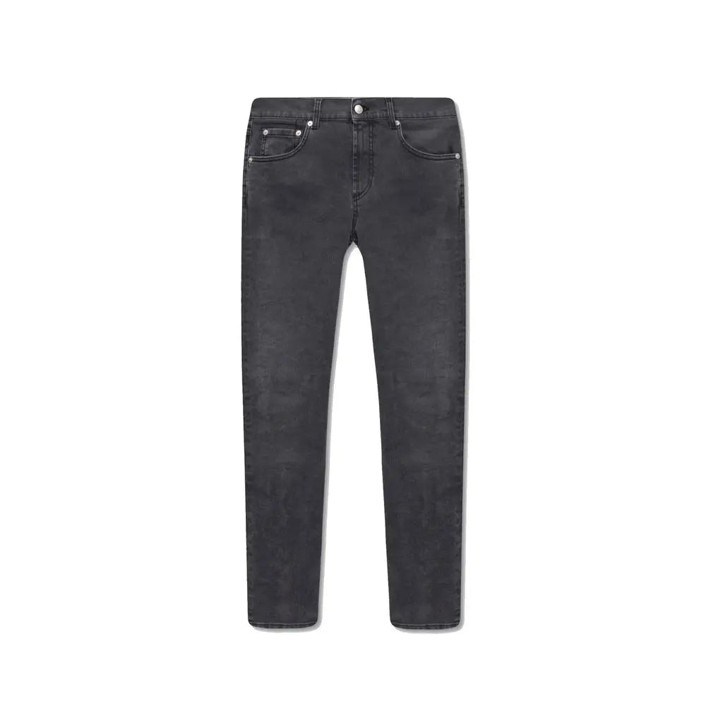Alexander McQueen Black Cotton Skinny Jeans Alexander McQueen