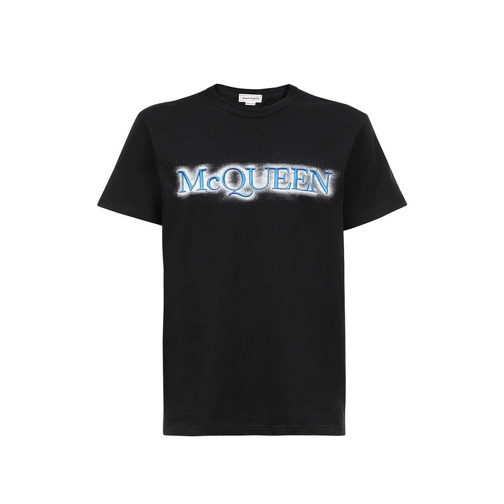 Alexander McQueen Black Cotton T-Shirt Alexander McQueen