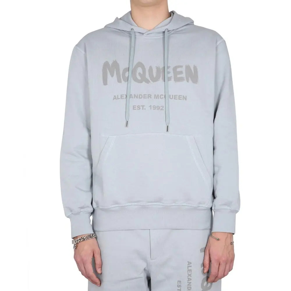 Alexander McQueen Gray Cotton Sweatshirt Alexander McQueen