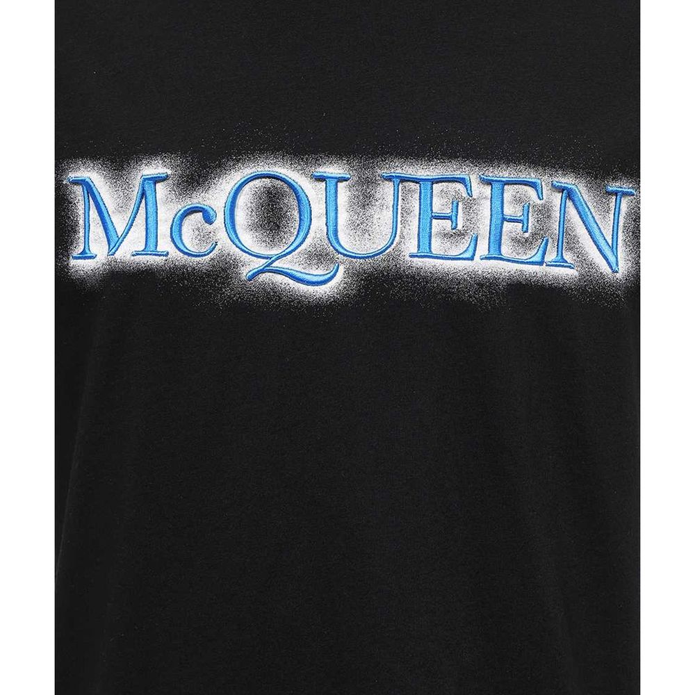 Alexander McQueen Black Cotton T-Shirt Alexander McQueen