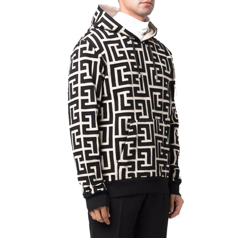 Balmain Beige Cotton Sweatshirt Balmain