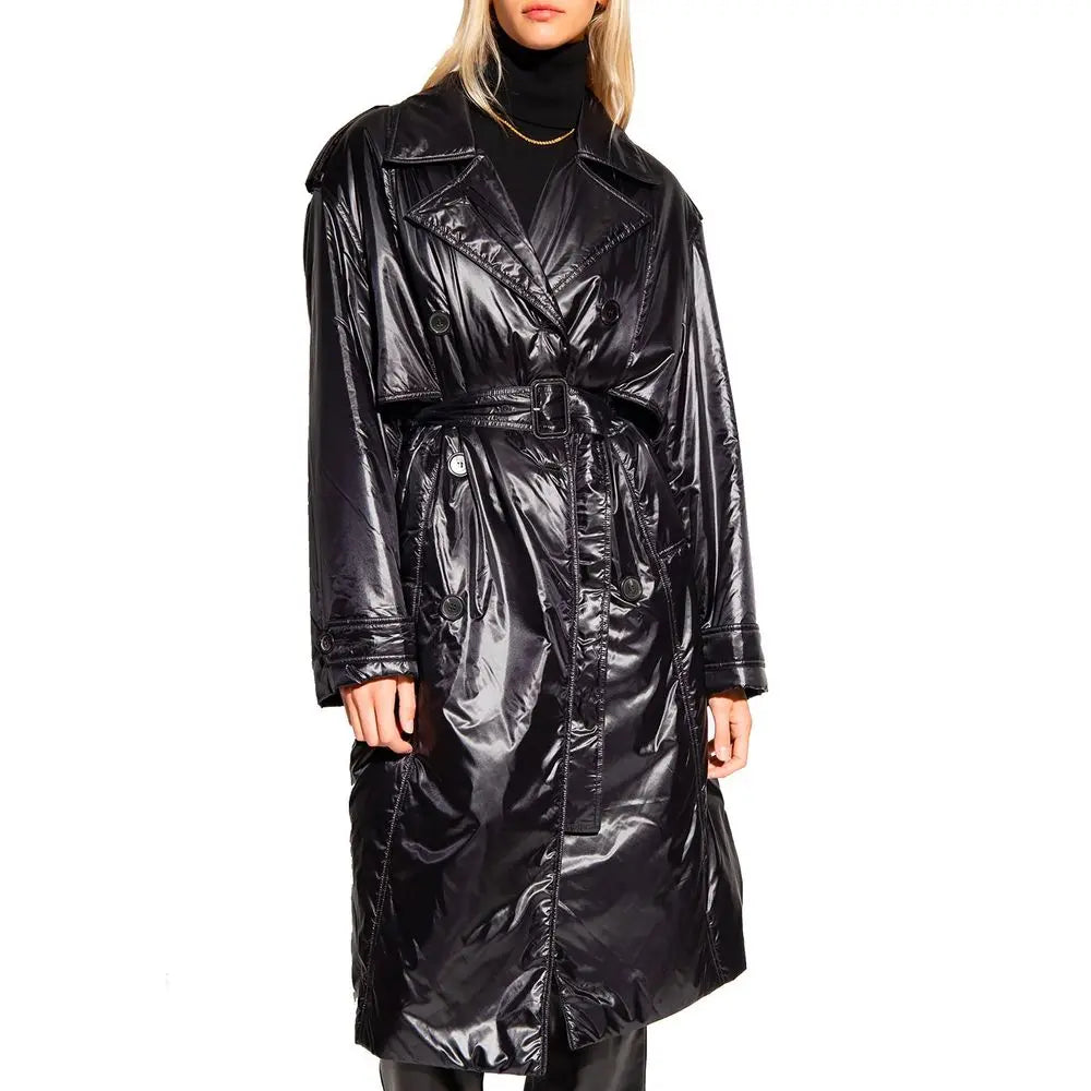 Saint Laurent Black Polyamide Coat Saint Laurent