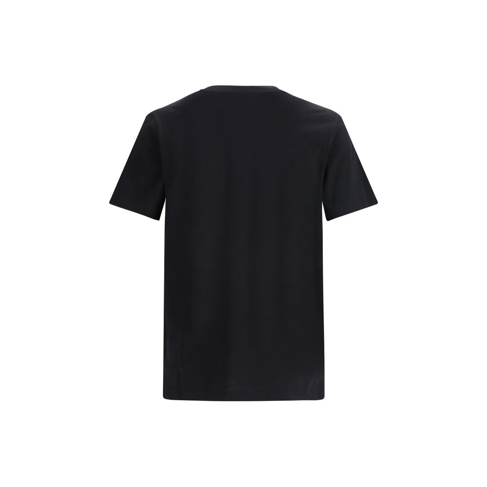 Moschino Black Cotton T-Shirt Moschino