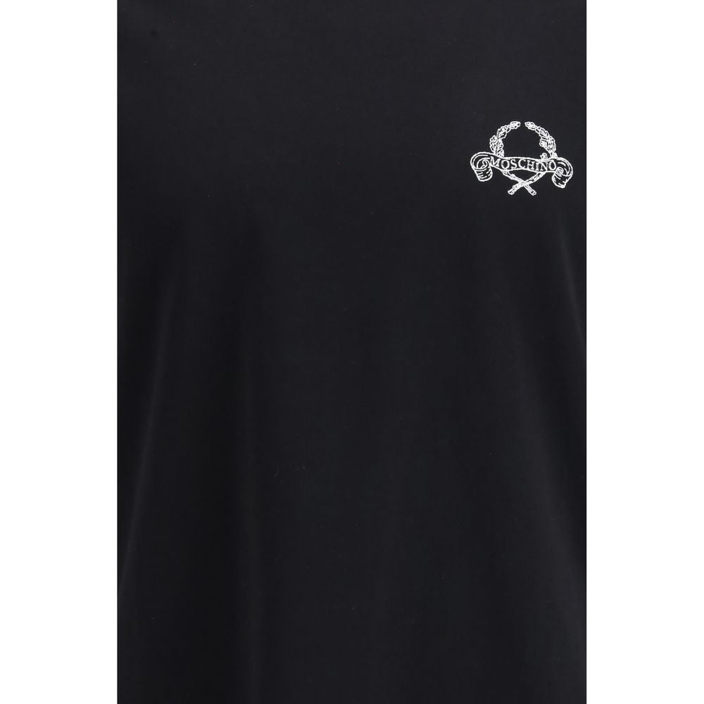 Moschino Black Cotton T-Shirt Moschino