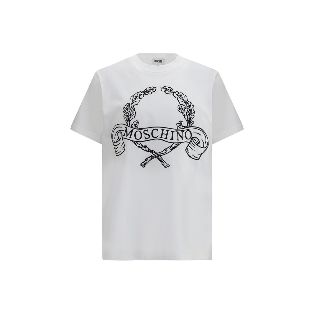 Moschino White Cotton T-Shirt Moschino