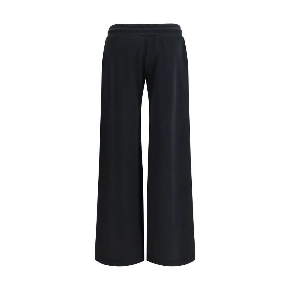 Off-White Black Cotton Casual Pants Off-White
