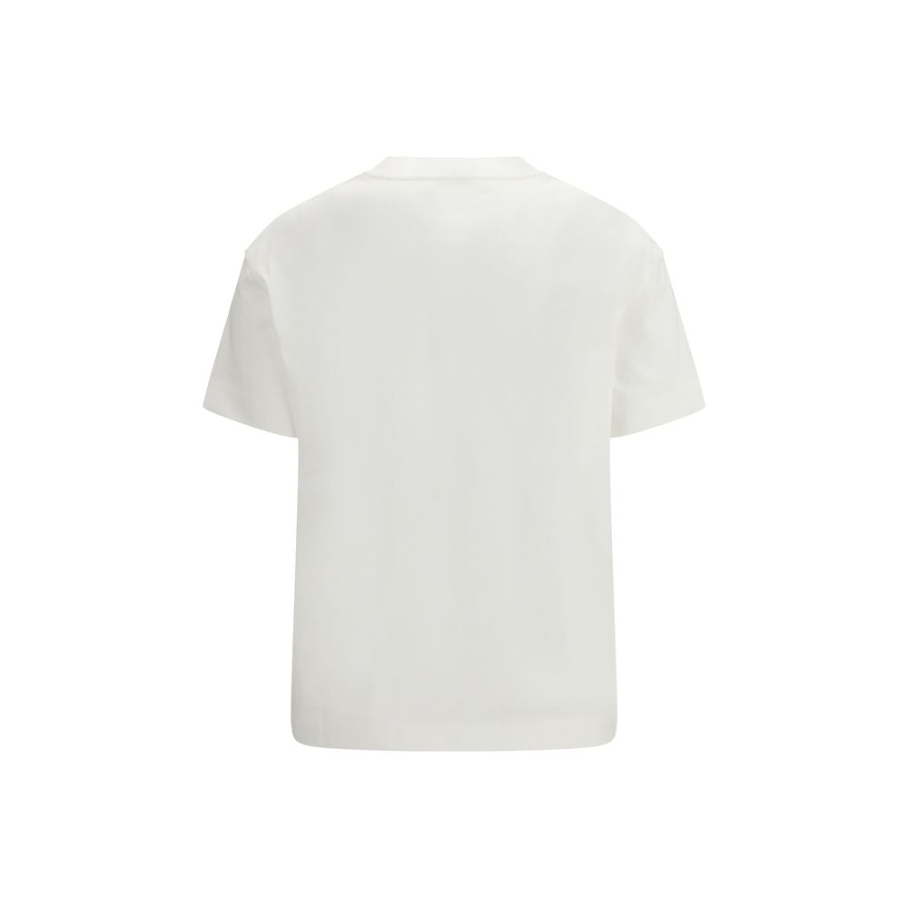 Brunello Cucinelli White Cotton T-Shirt Brunello Cucinelli