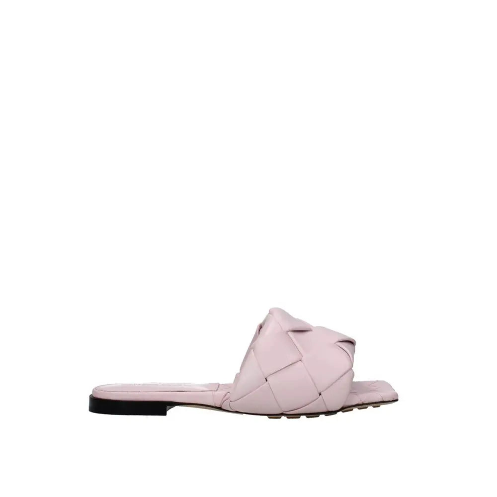 Bottega Veneta Multicolor Calfskin Flat Sandals Bottega Veneta