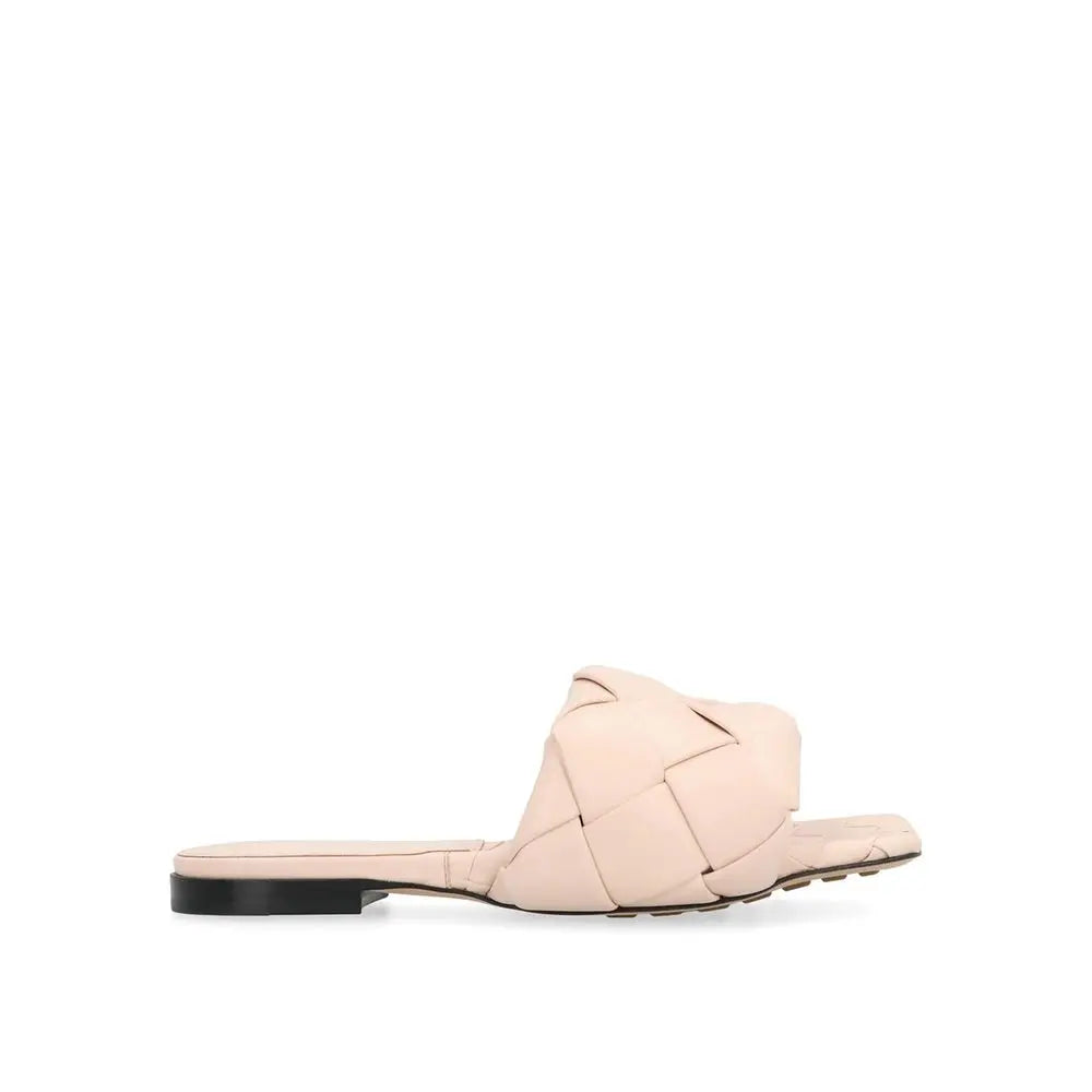 Bottega Veneta Multicolor Leather Flat Sandals Bottega Veneta