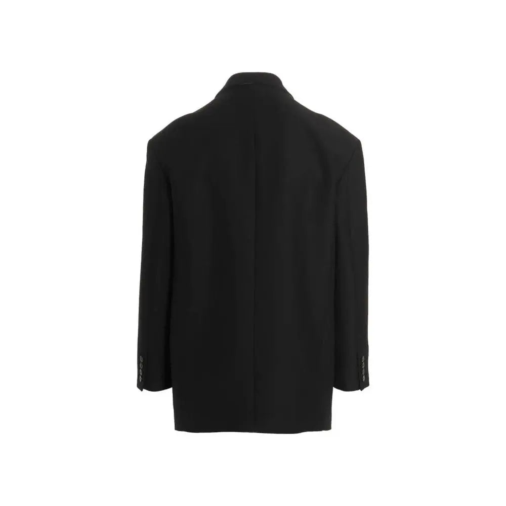 Valentino Black Silk Blazer Valentino
