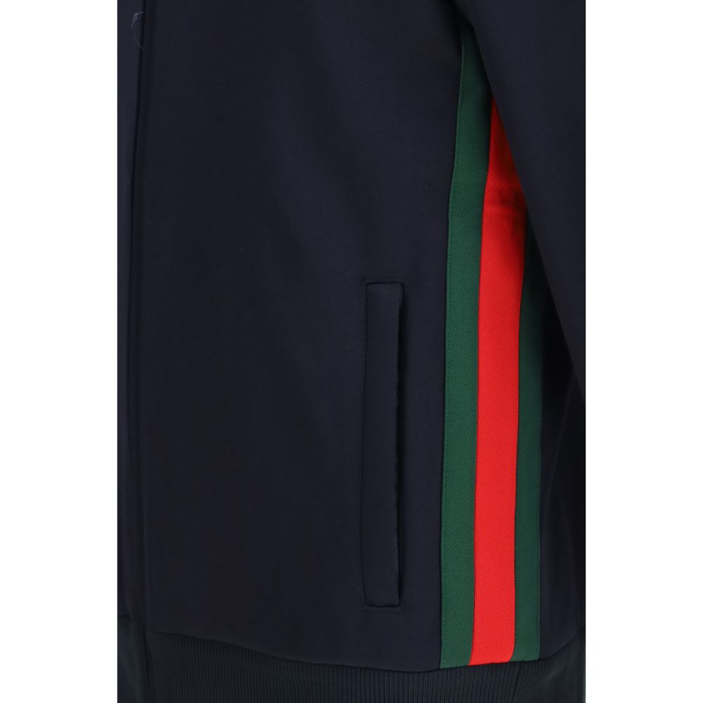 Gucci Blue Polyester Shell Jacket Gucci