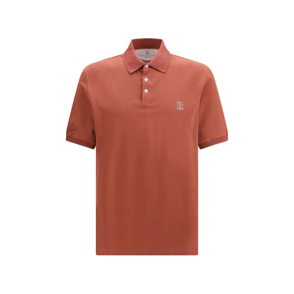 Brunello Cucinelli Multicolor Cotton Polo Shirt Brunello Cucinelli