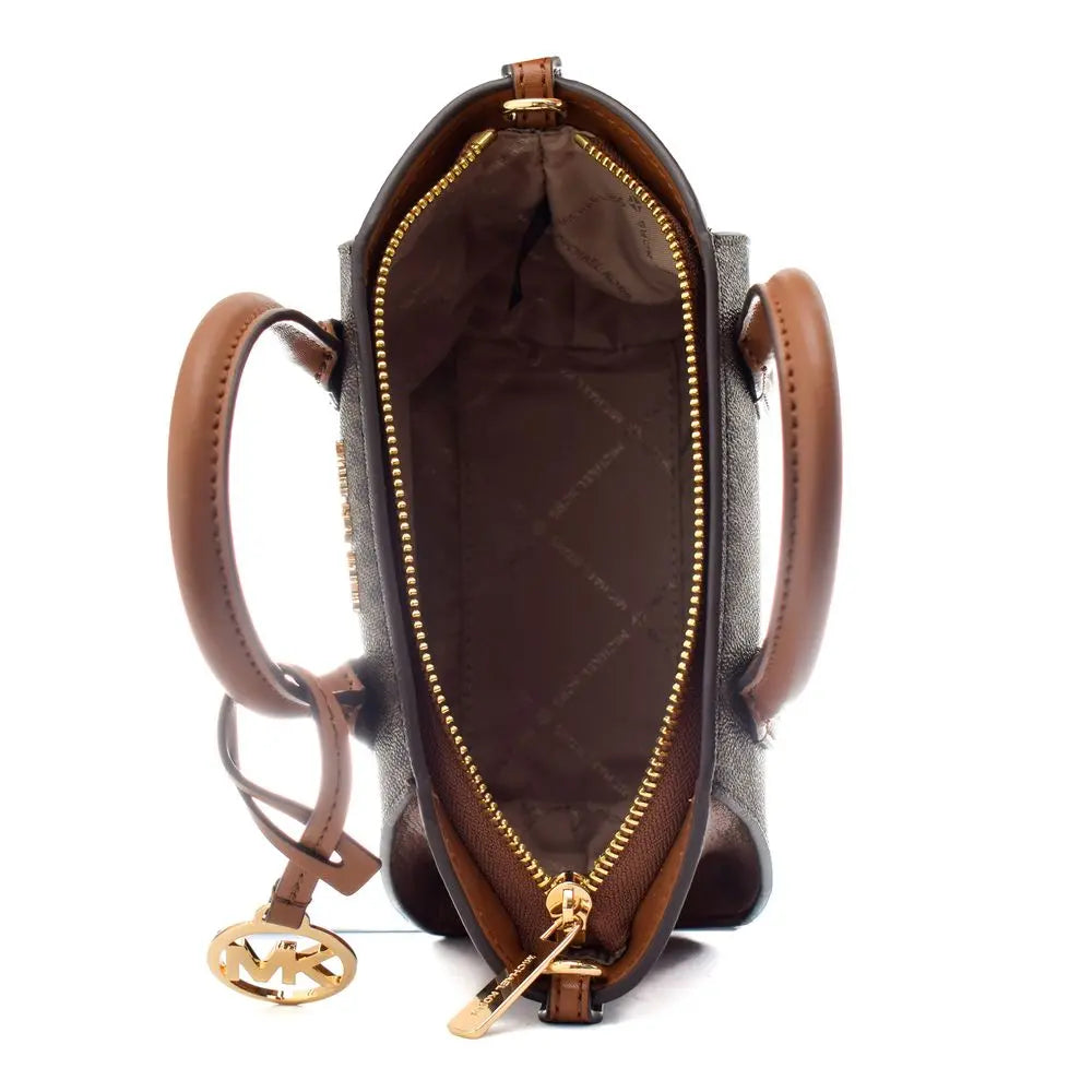 Michael Kors Brown Canvas Handbag Michael Kors