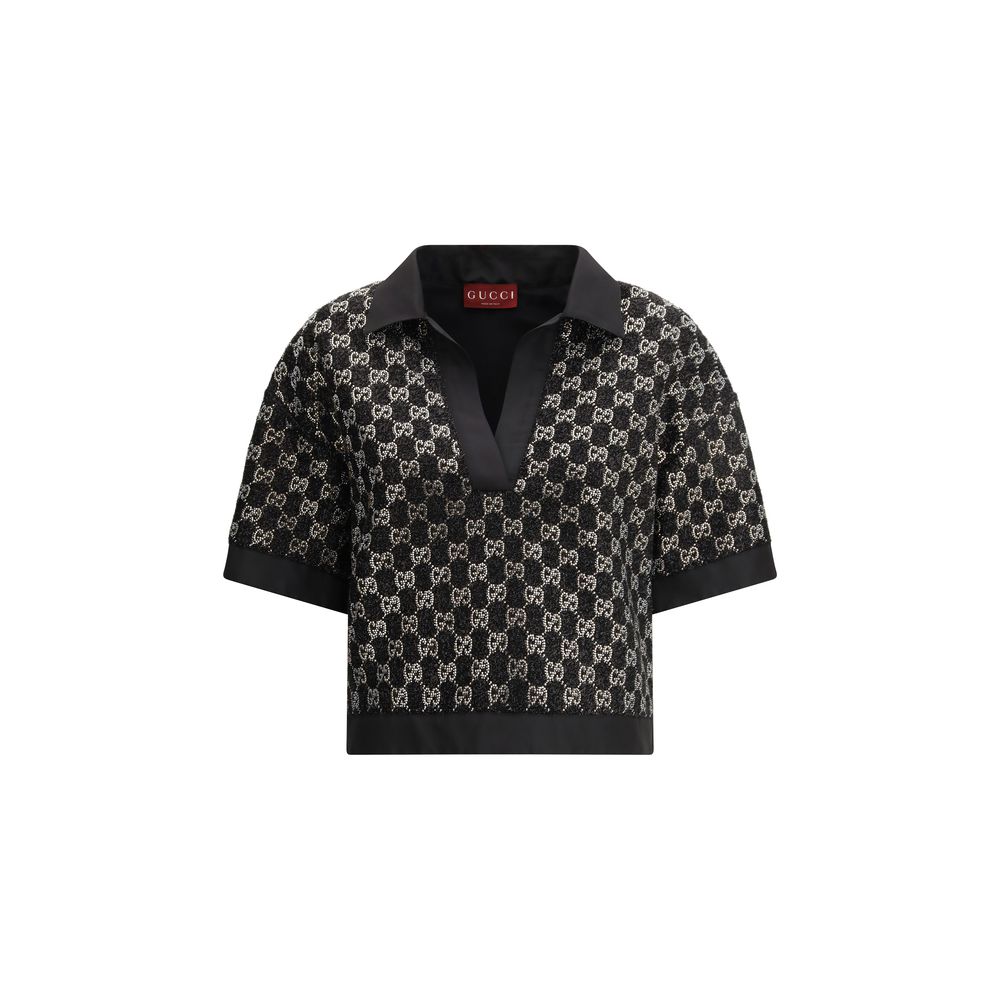 Gucci Black Viscose Shirt Gucci
