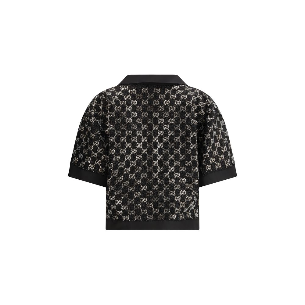 Gucci Black Viscose Shirt Gucci