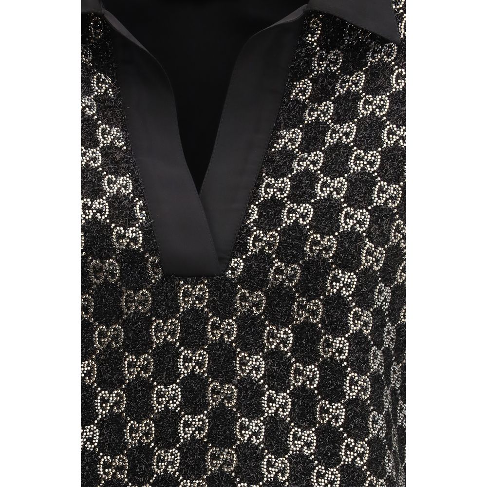 Gucci Black Viscose Shirt Gucci