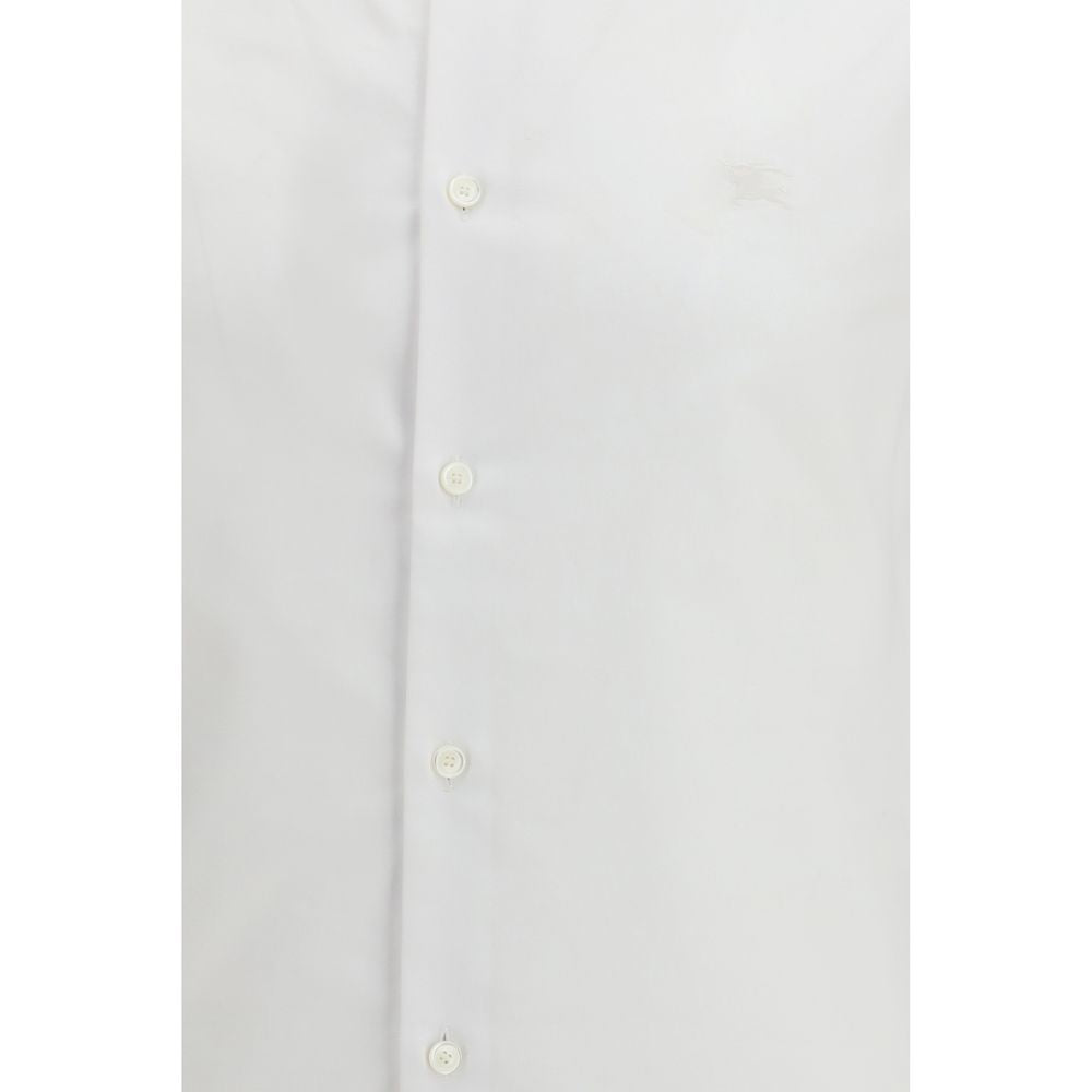 Burberry White Cotton Dress Shirt Burberry