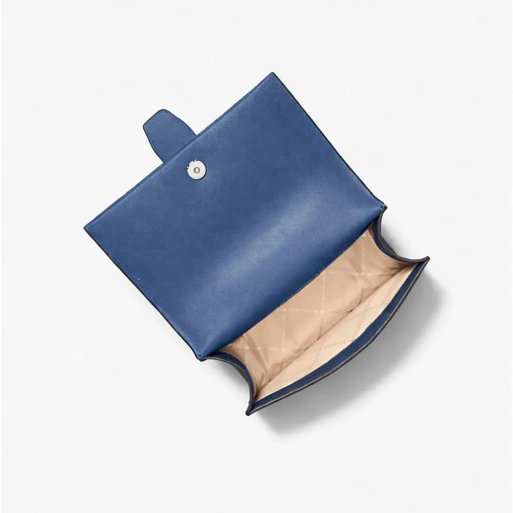 Michael Kors Blue Canvas Crossbody Bag Michael Kors