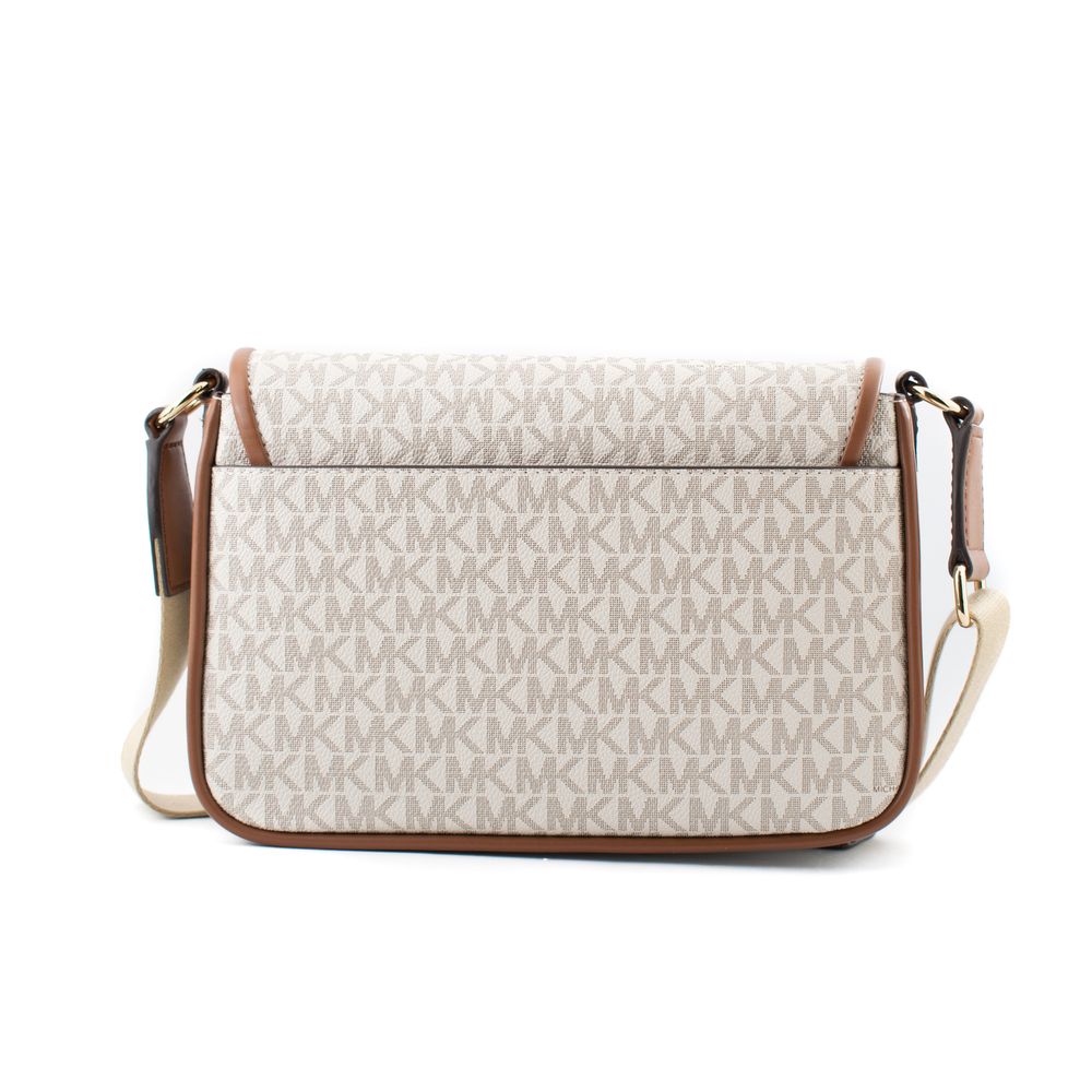 Michael Kors Beige Canvas Crossbody Bag Michael Kors