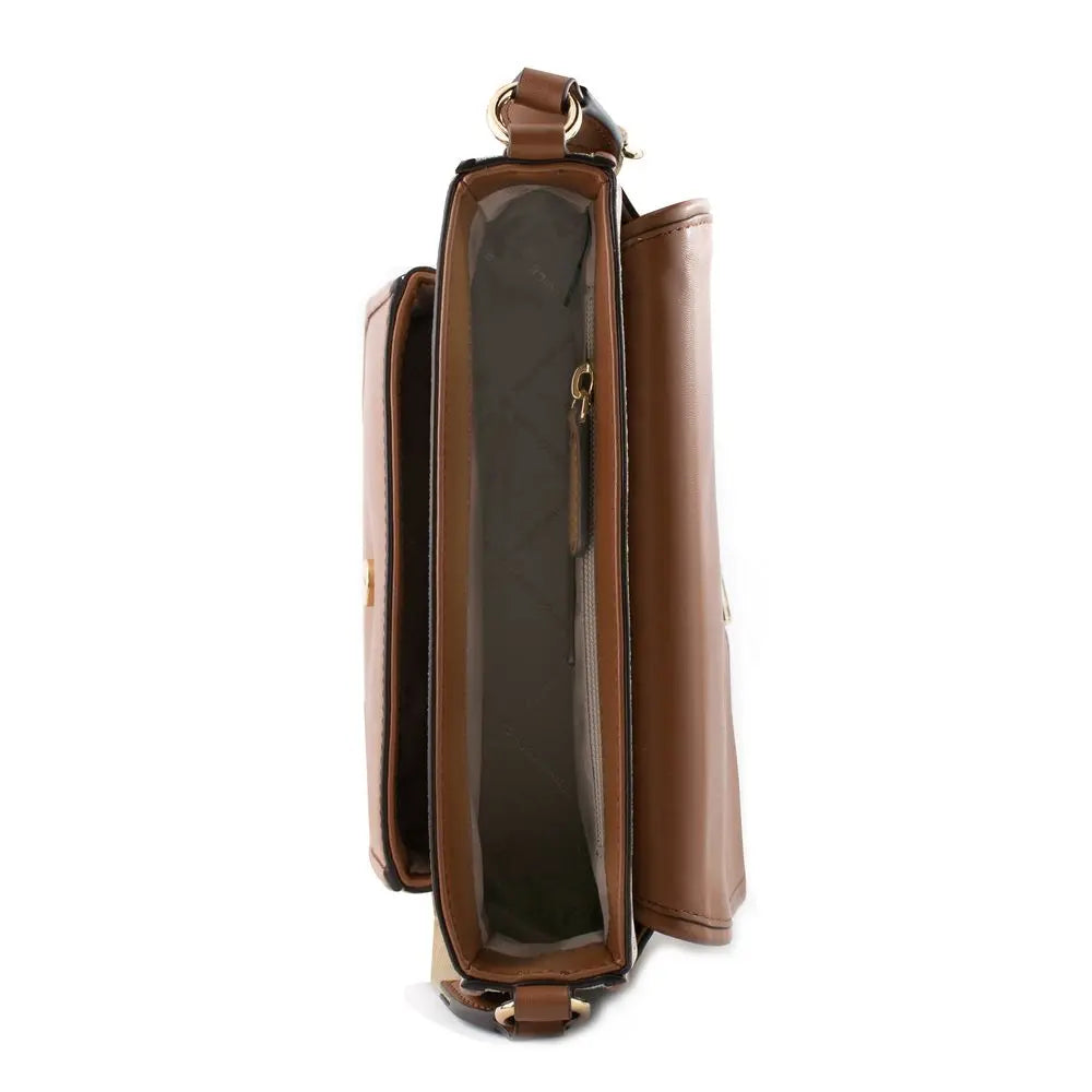 Michael Kors Beige Canvas Crossbody Bag Michael Kors