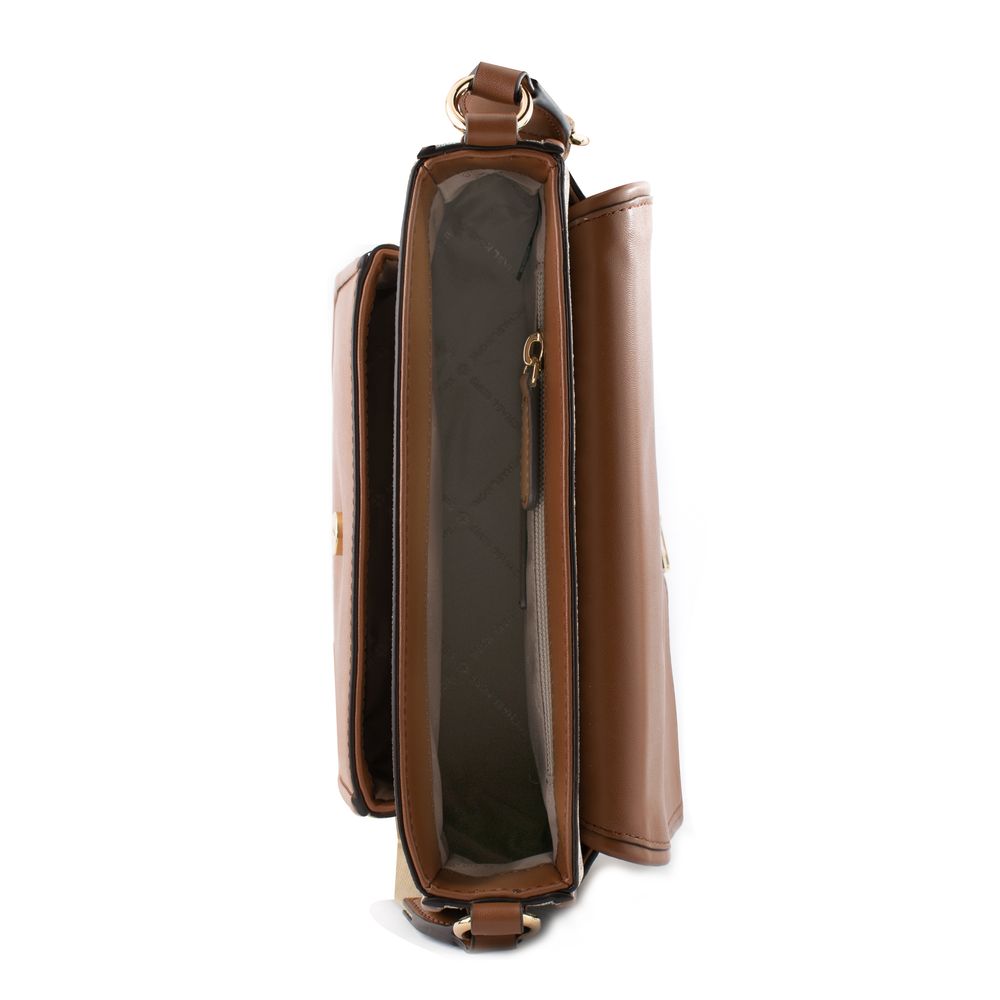 Michael Kors Beige Canvas Crossbody Bag Michael Kors