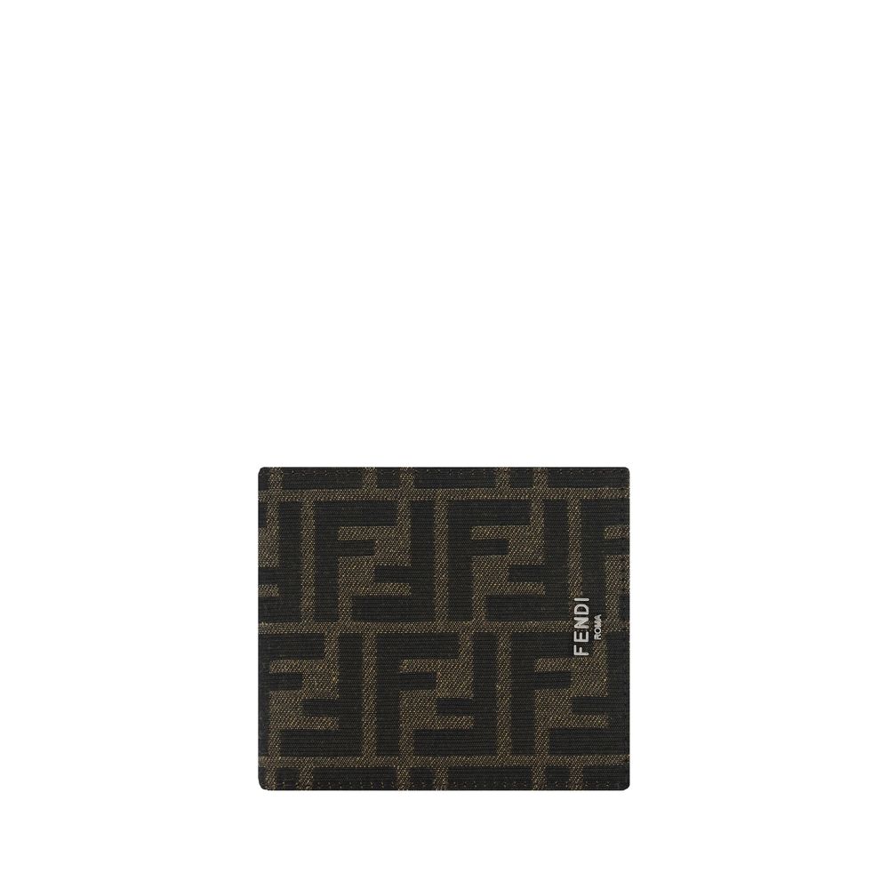 Fendi Brown Calf Leather Bos Taurus Wallet Fendi