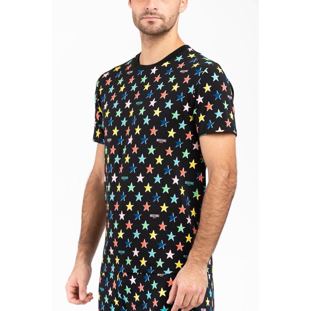 Moschino Black Cotton T-Shirt Moschino