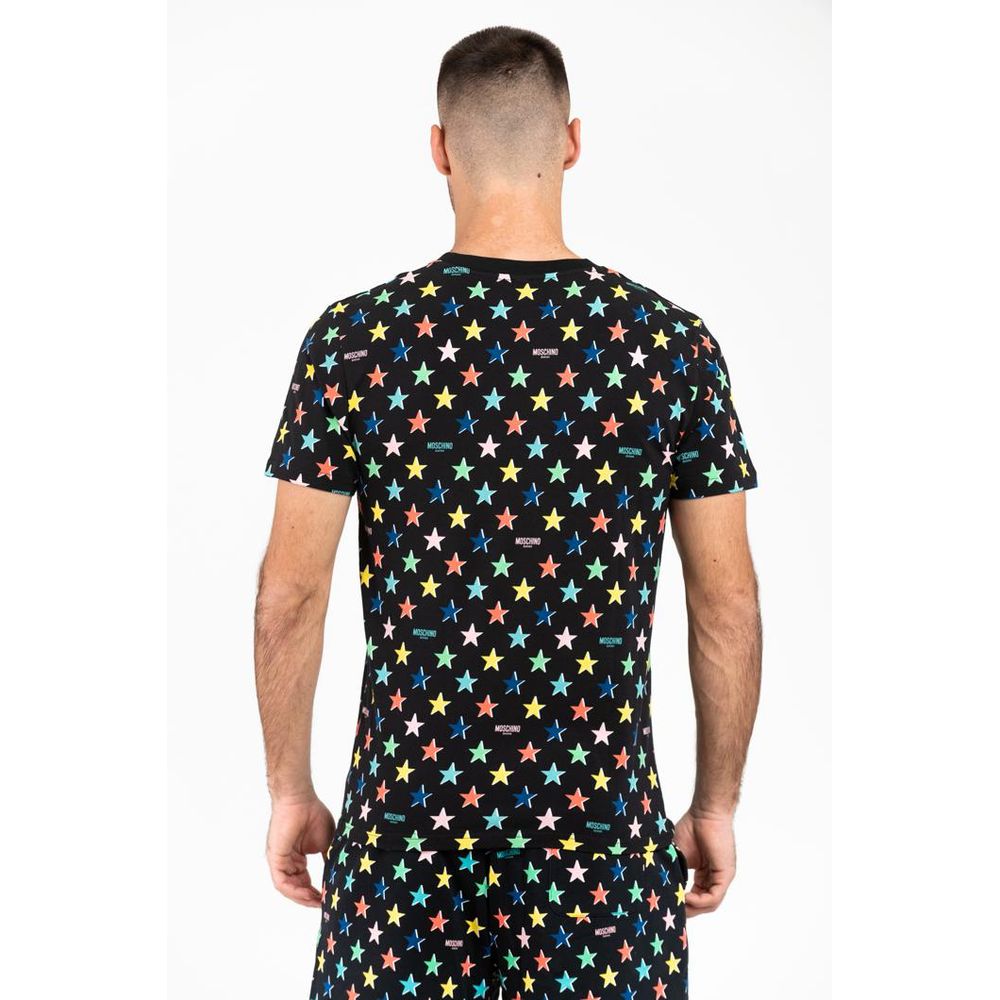 Moschino Black Cotton T-Shirt Moschino