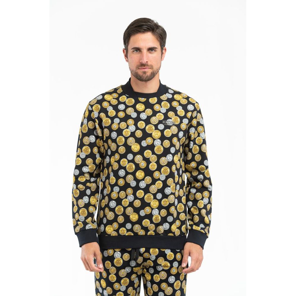 Moschino Black Cotton Sweatshirt Moschino