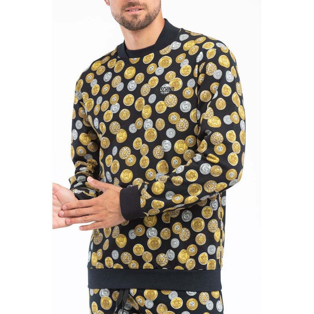 Moschino Black Cotton Sweatshirt Moschino