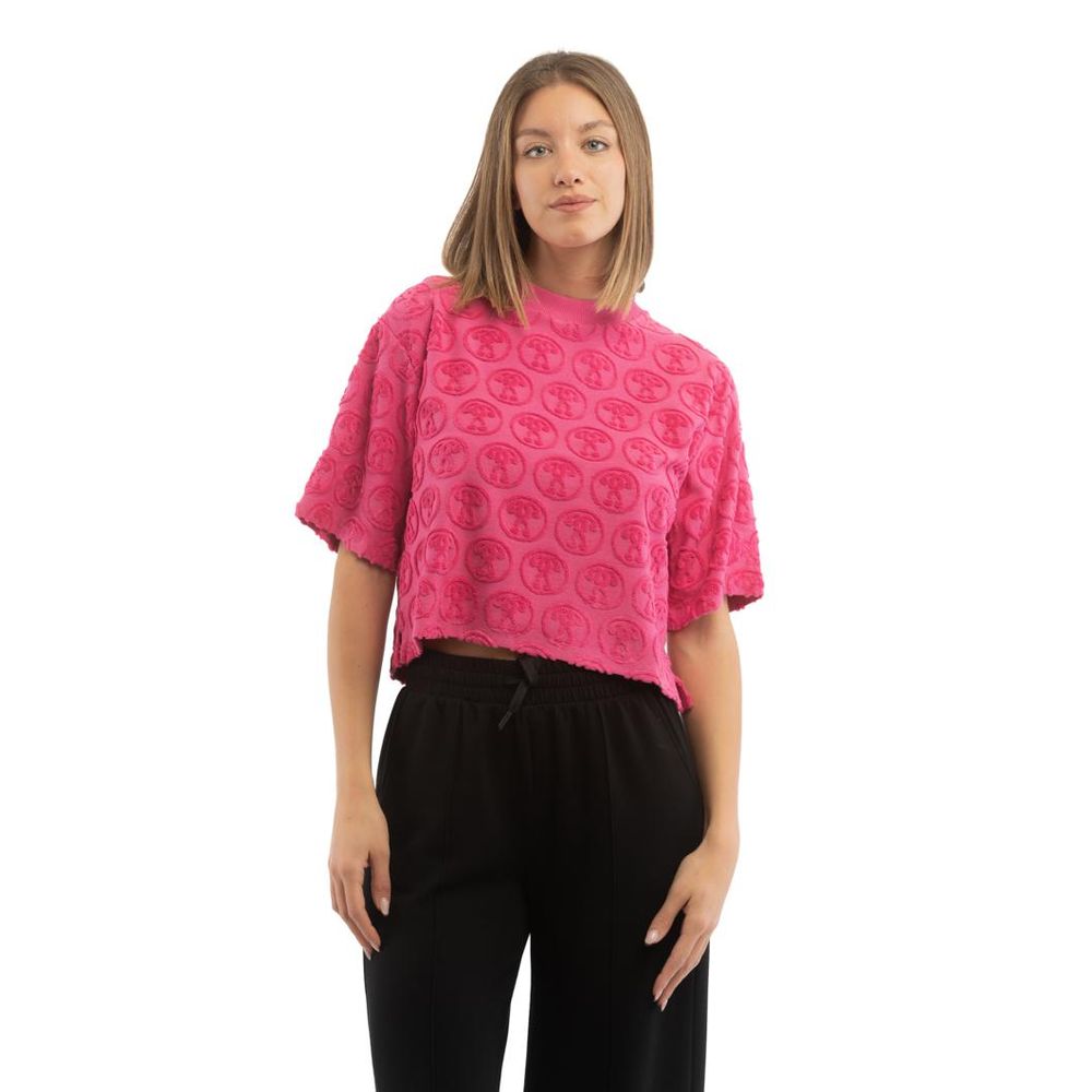 Moschino Fuchsia Cotton T-Shirt Moschino
