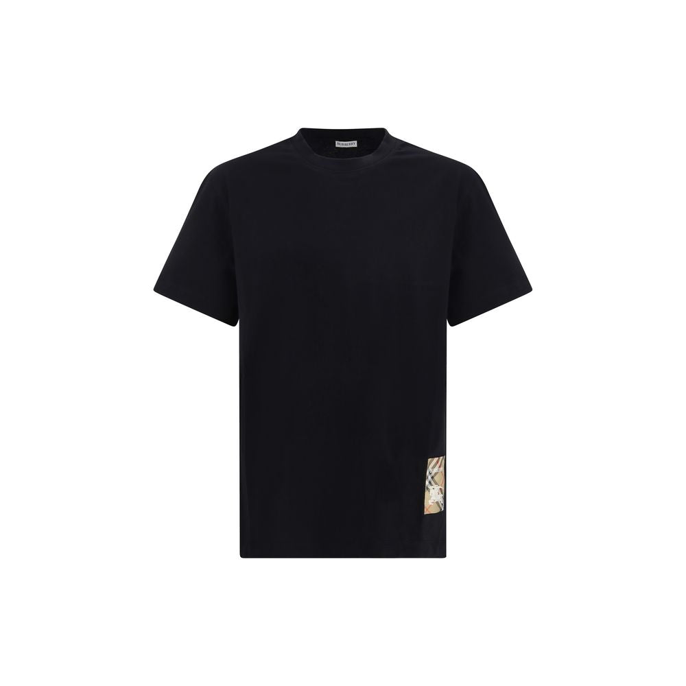 Burberry Black Cotton T-Shirt Burberry