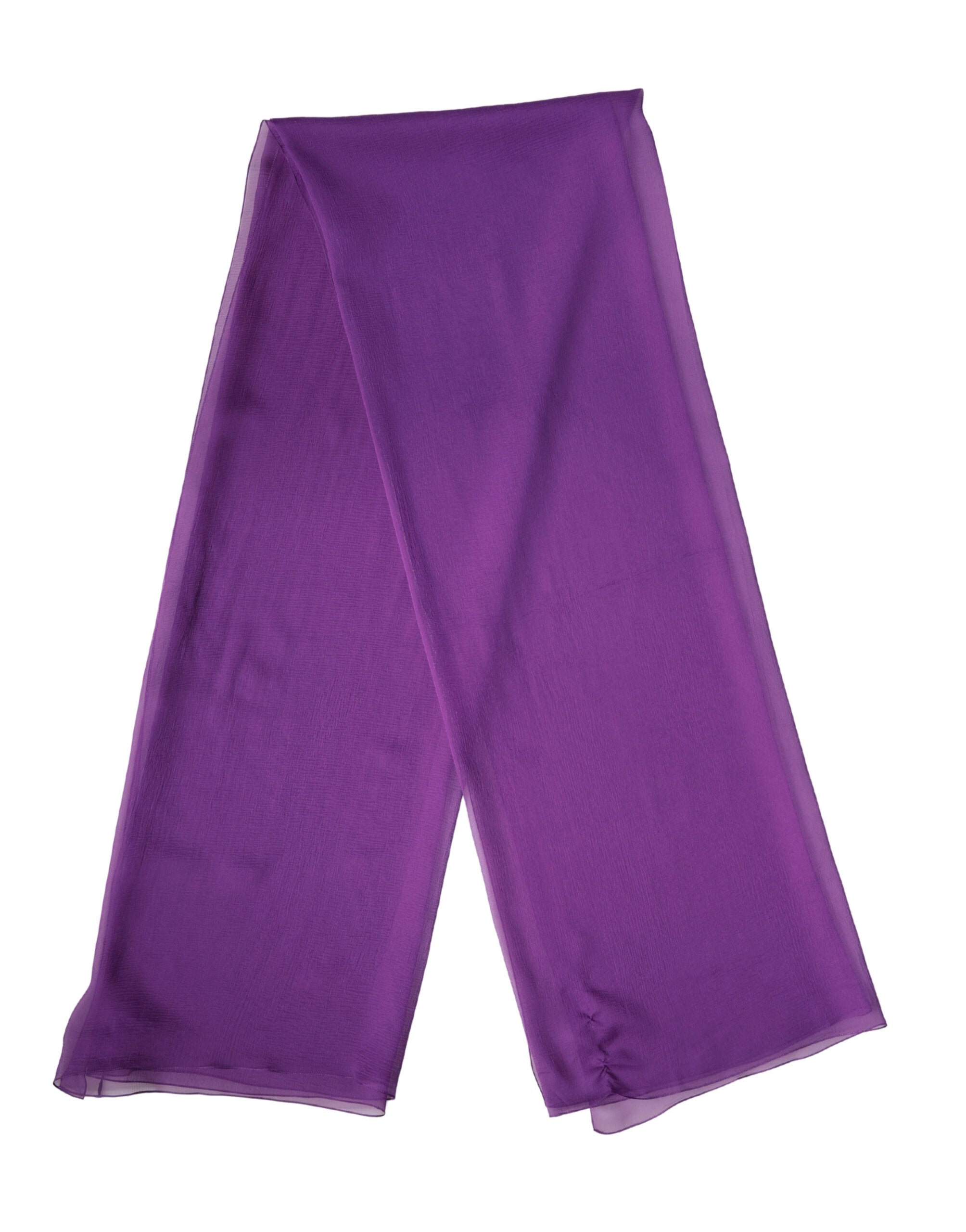 Dolce & Gabbana Purple Silk Neck Wrap Shawl Stole 200cm x 134cm Scarf Dolce & Gabbana