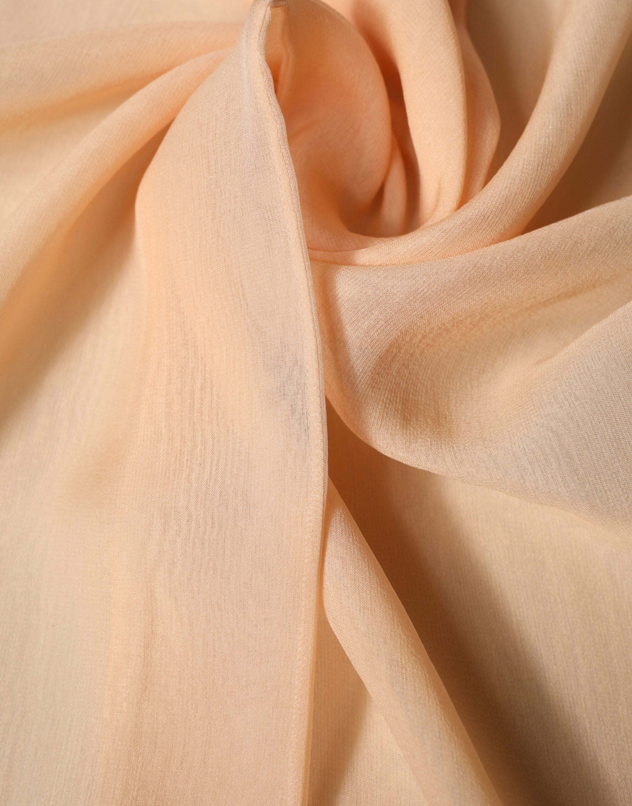 Dolce & Gabbana Beige Silk Sash Wrap Foulard Stole 292cm x 19cm Scarf Dolce & Gabbana