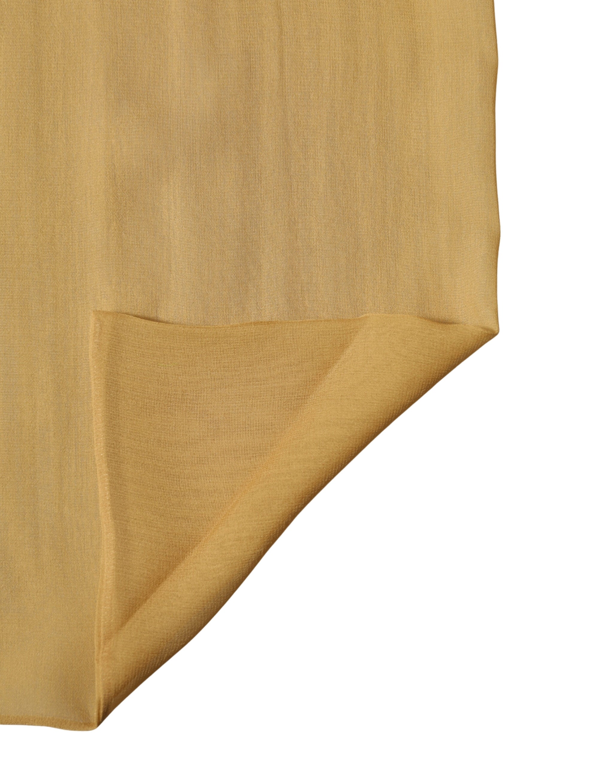 Dolce & Gabbana Brown Silk Sash Wrap Foulard Stole 293.5cm x 19.5cm Scarf Dolce & Gabbana