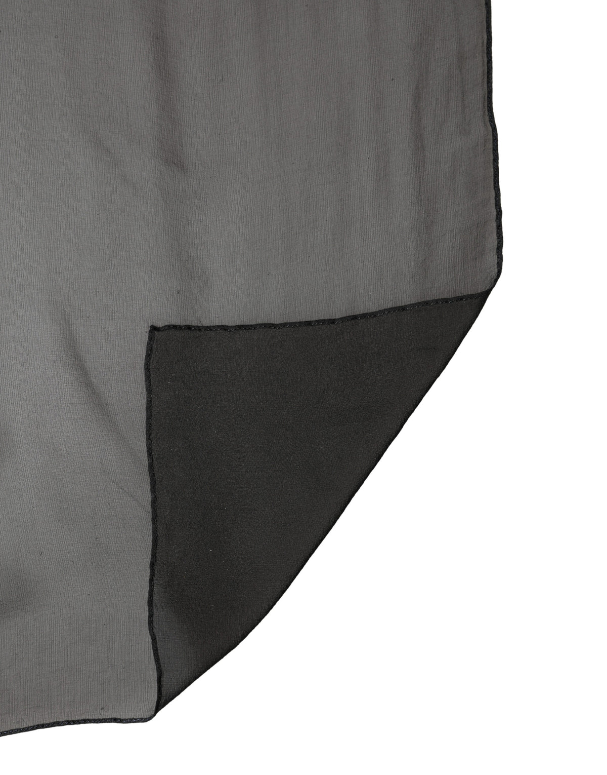 Dolce & Gabbana Black Silk Neck Wrap Shawl Stole 167cm x 126cm Scarf