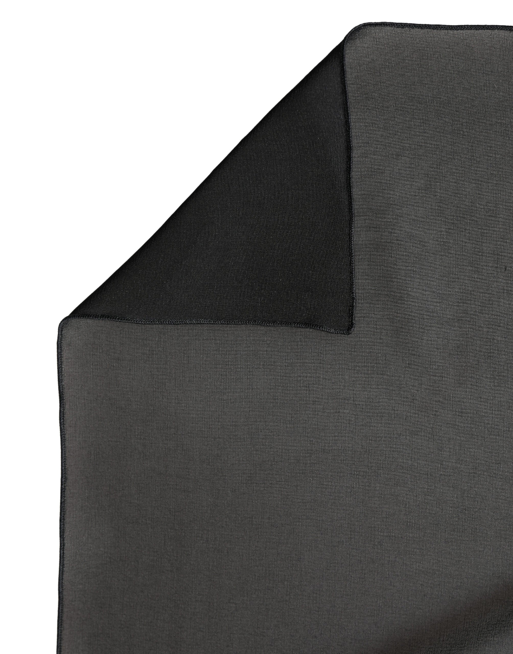 Dolce & Gabbana Black Silk Neck Wrap Shawl Stole 200cm x 64cm Scarf Dolce & Gabbana