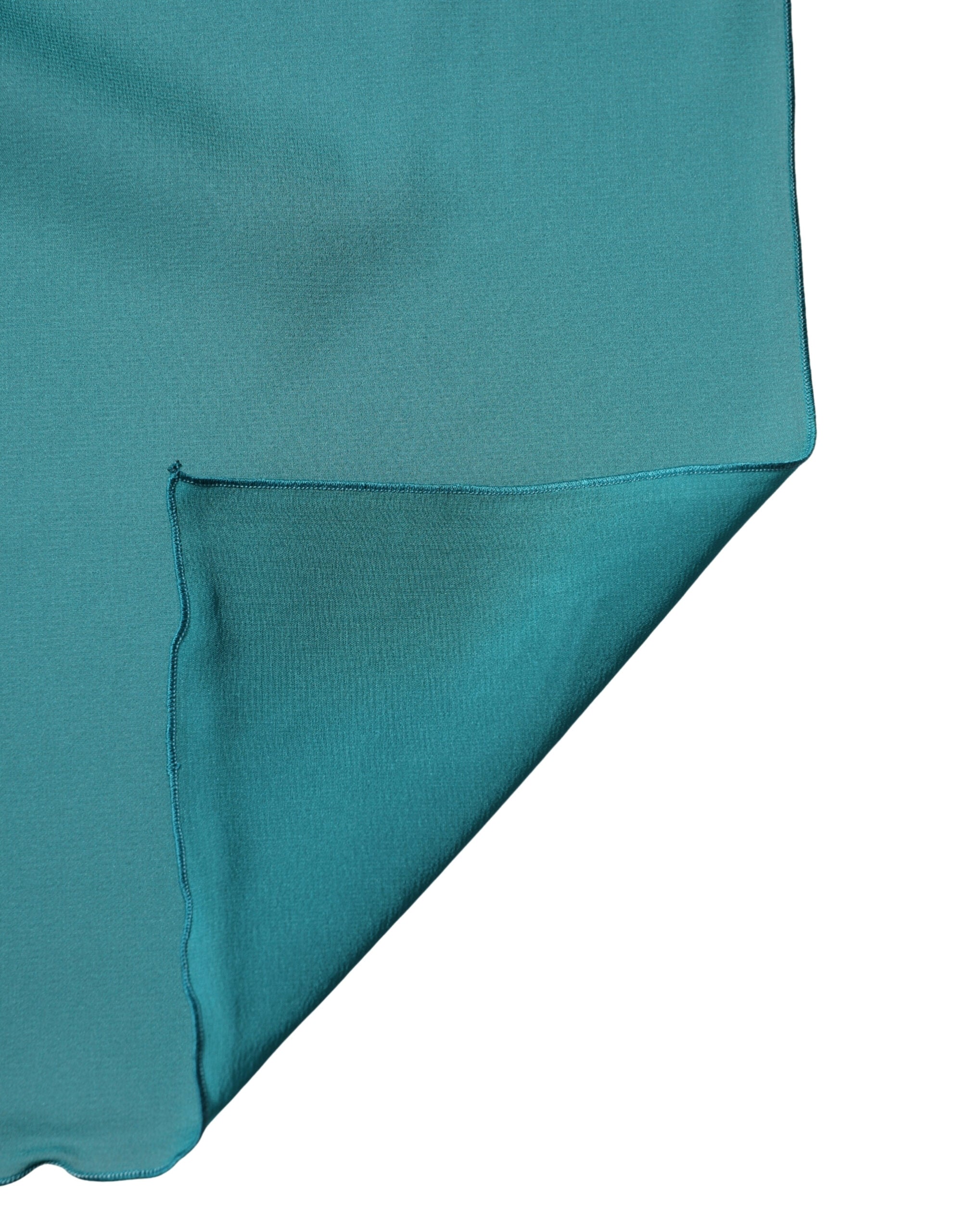Dolce & Gabbana Blue Green Silk Neck Wrap Shawl Stole 200cm x 64cm Scarf Dolce & Gabbana