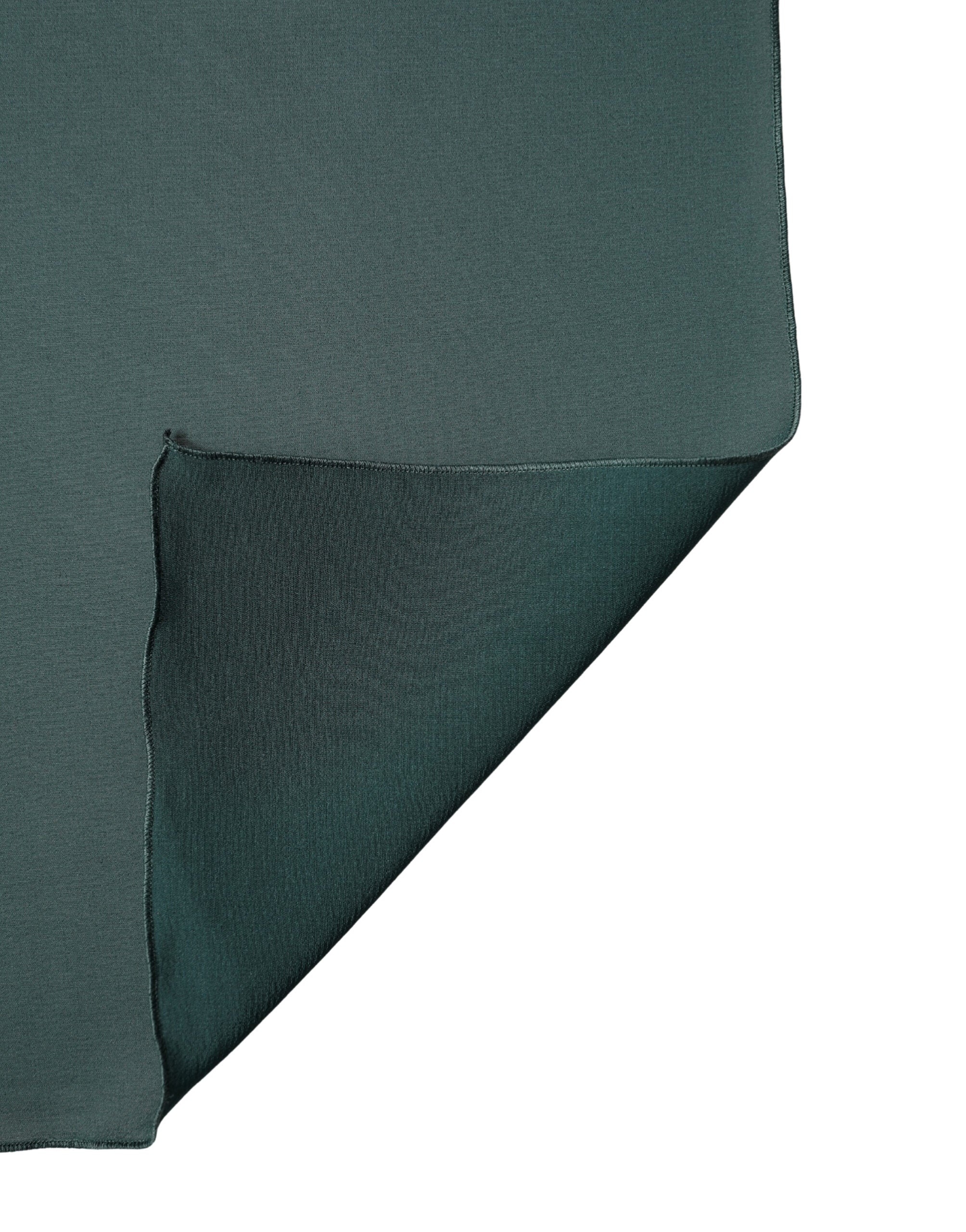 Dolce & Gabbana Dark Green Silk Neck Wrap Shawl Stole 200cm x 64c Scarf Dolce & Gabbana