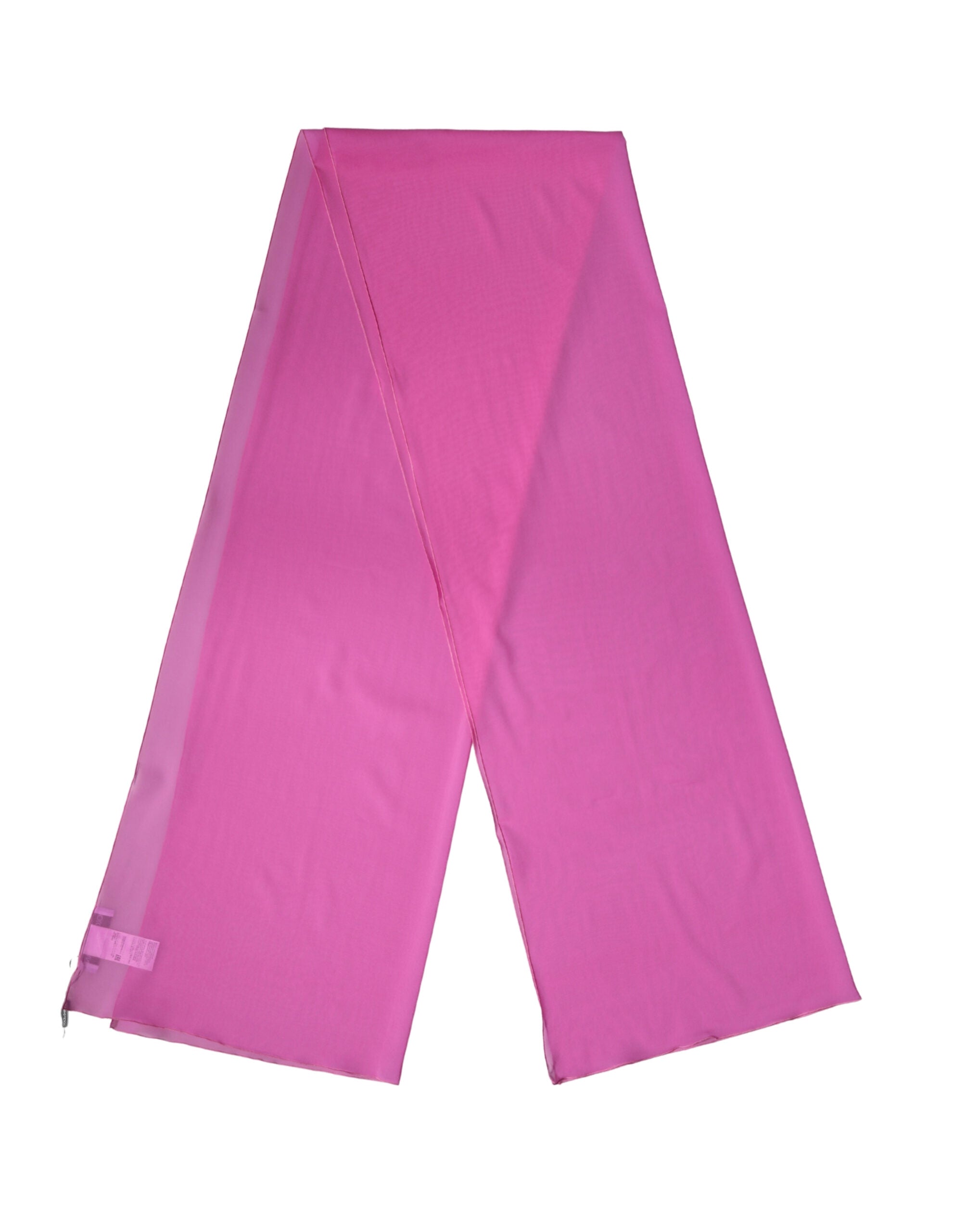 Dolce & Gabbana Pink Silk Neck Wrap Shawl Women Stole 200cm x 64cm Scarf Dolce & Gabbana