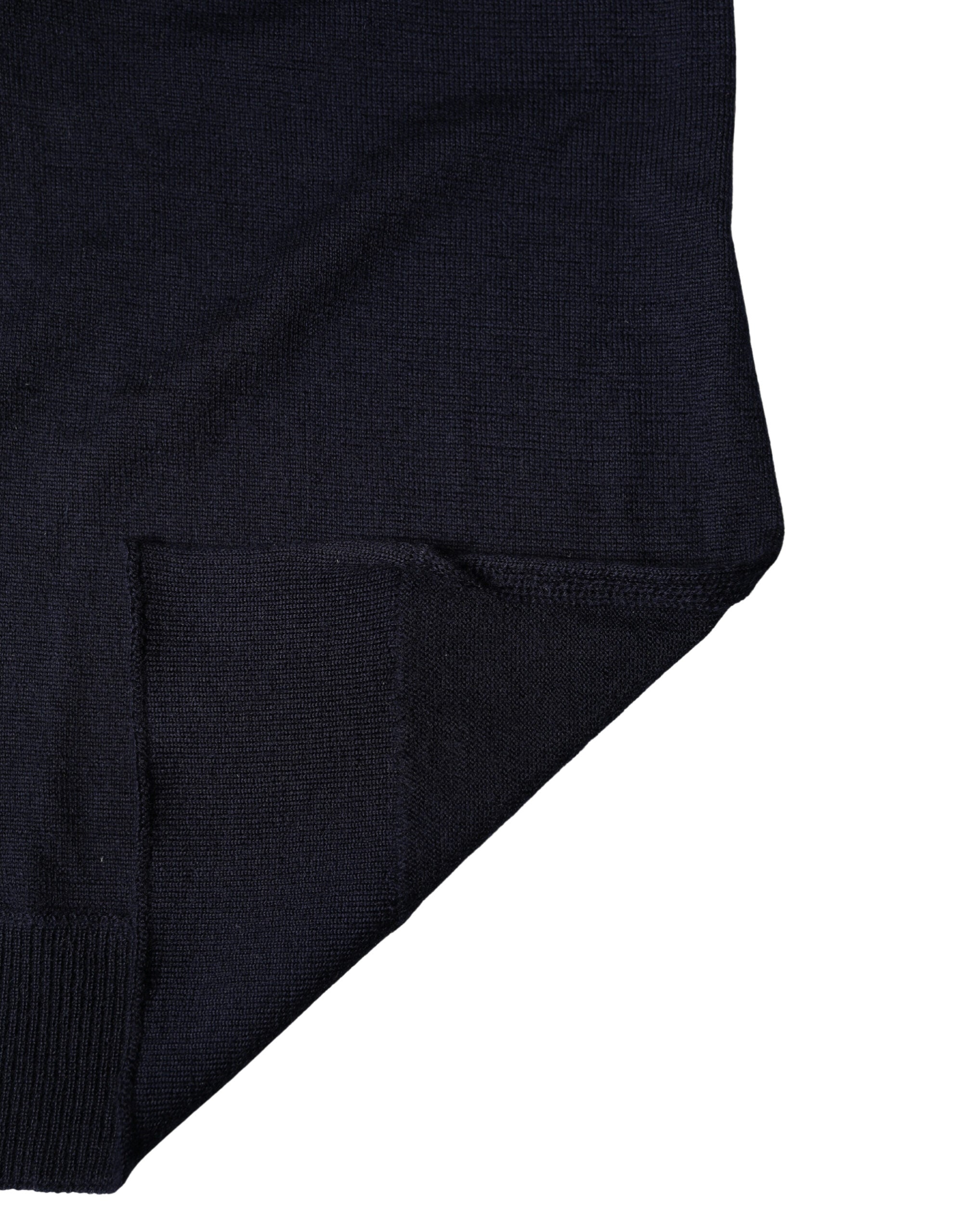 Dolce & Gabbana Black Wool Knitted Shawl Neck Wrap 200cm x 25cm Scarf Dolce & Gabbana
