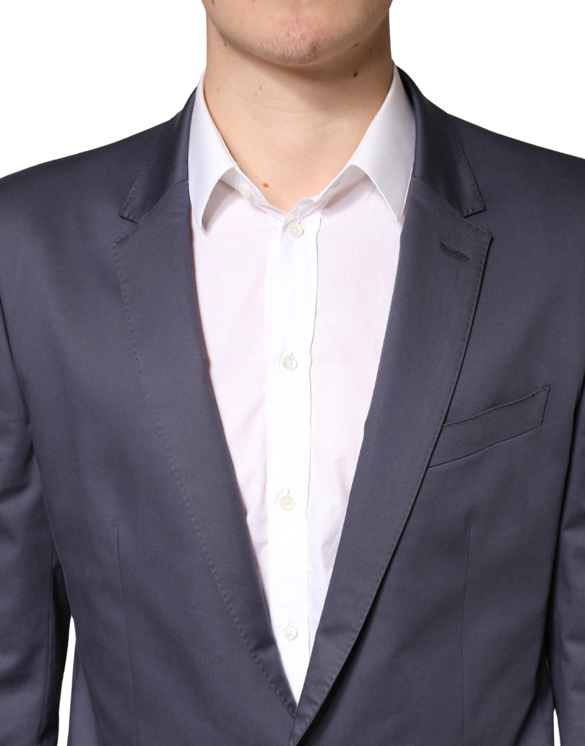 Dolce & Gabbana Blue Single Breasted MARTINI 2 Piece Suit Dolce & Gabbana