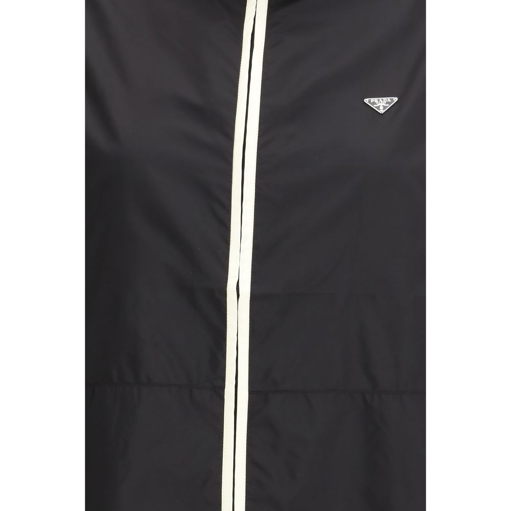 Prada Black Polyamide Shell Jacket Prada