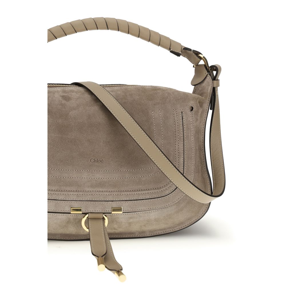 Chloé Beige Calf Leather Bos Taurus Shoulder Bag Chloé