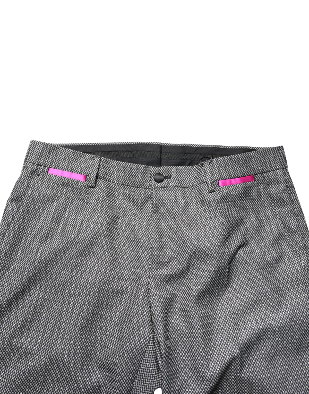 Dolce & Gabbana Gray Viscose Skinny Men Dress Trouser Pants