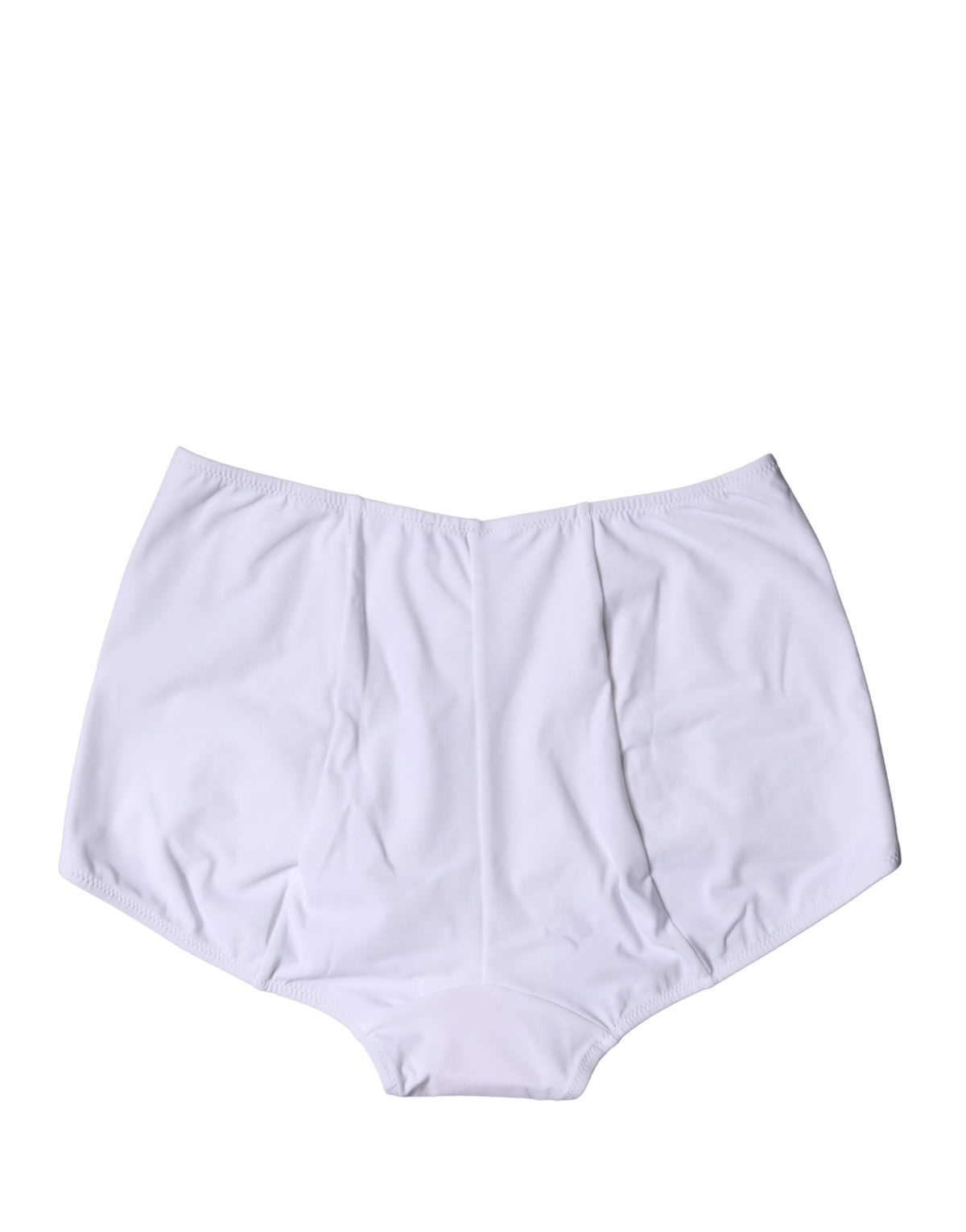Dolce & Gabbana White Logo Girdle High Waist Panty Underwear