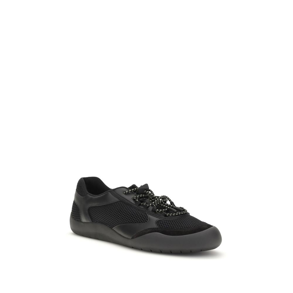 Prada Black Polyester Athletic Sneakers Prada