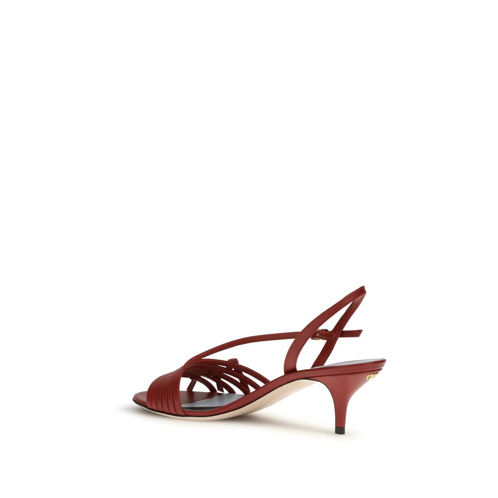Valentino Garavani Multicolor Goatskin Strap-On Sandals Valentino Garavani