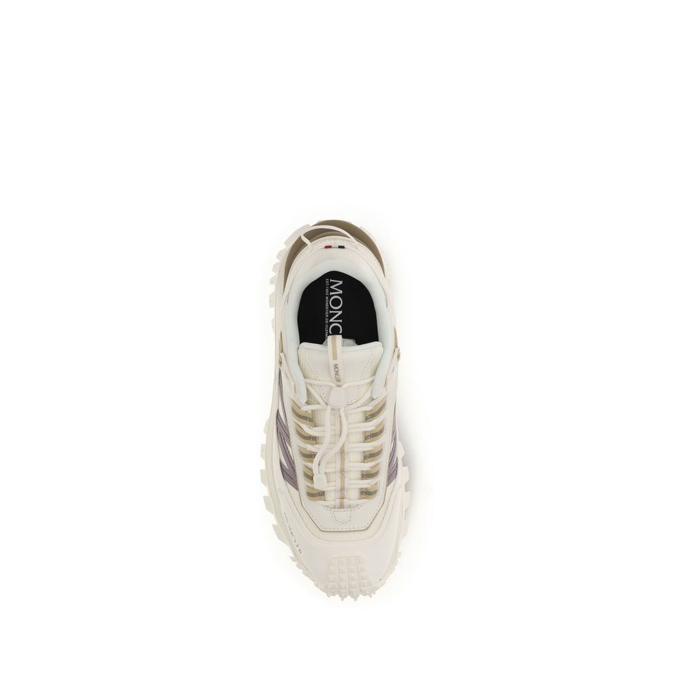 Moncler White Polyester Athletic Sneakers Moncler